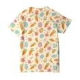 thumbnail image 5 of Toddler/Little Girls Cotton Blend girls daily wear clothing 24 Months 2t 3t 4t 5t 6t 7t Bunny Graphic Short Sleeve T-Shirt Gibobby,6-7 Years,Light Yellow, 5 of 6