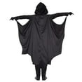 thumbnail image 4 of oqasdz Halloween Girls Romper Jumpsuit with Hooded Cape Bat Outfit for Kids Toddler Party Dress Up Size 3 Y-4 Y, 4 of 4