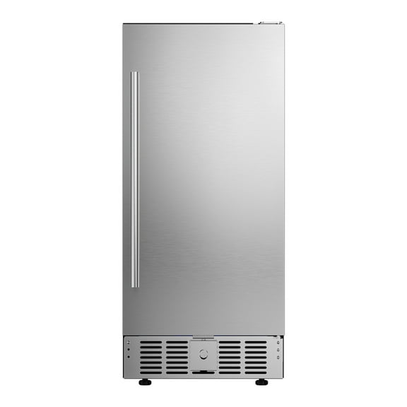 EUHOMY Beverage Refrigerator 14.8 Inch, Under Counter 125 Can Beverage Fridge with Stainless Steel Door, Beverage Cooler Built-in and Undercounter Beer Fridge