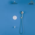 thumbnail image 5 of CASAINC 5-Spray Patterns 9.5 in. Tub Wall Mount Dual Shower Heads in Spot Resist Chrome, 5 of 9
