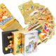 thumbnail image 2 of Tarjetas de Pokémon de Metal francés/inglés/llave inglesa 55 unids/lote/caja oro plata negro entrenador de batalla Tarjeta de energía juguetes para niños adultos regalo Fivean unisex, 2 of 2