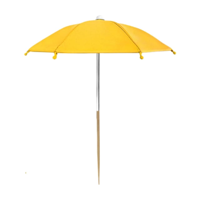 Sombrilla creativa para jardín, sombrilla de sombra para protección solar para exteriores. Amarillo