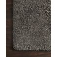 thumbnail image 4 of Loloi II Mila Shag Solid Charcoal Area Rug, 4 of 5