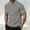 Black, variant on COSFO Mens T Shirts Short Sleeve Casual Henley Tops Striped Pullover Button Loose Mens Graphic Tees
