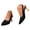 Black, variant on Dakaela Women's Kittens Heels Pointed Closed Toe Slingback Dress Pumps Shoes Comfortable Ankle Strap Wedding Casual Heeled Sandals 2.95 Inch Black 6.5