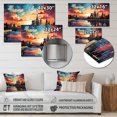 thumbnail image 4 of Designart "Moscow Popart Colorful City painting I" Moscow Metal Art Living Room, 4 of 5