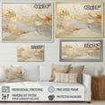 thumbnail image 4 of Designart "Artistic Beige And Gold Glacier Stone I" Abstract Shapes Canvas Art Print, 4 of 7
