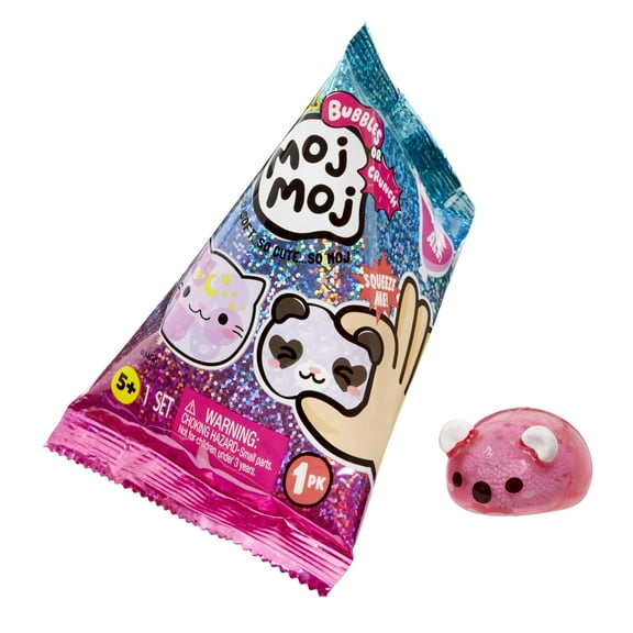 The Original Moj Moj Bubbles or Crunch Series 1, Collectible Blind Bag, Toy Stuffers, Party Favors, Kids Ages 5