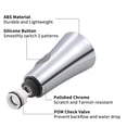 thumbnail image 4 of Kitchen Sink Head 2-Function Pull Out Spray Head with Check Valve Replacement Parts G1/2 Connections Polished Chrome, 4 of 7