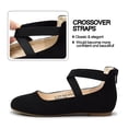 thumbnail image 3 of Zapatos FLYFUPPY Mary Jane, zapatillas de ballet negras para niñas, 3 of 6