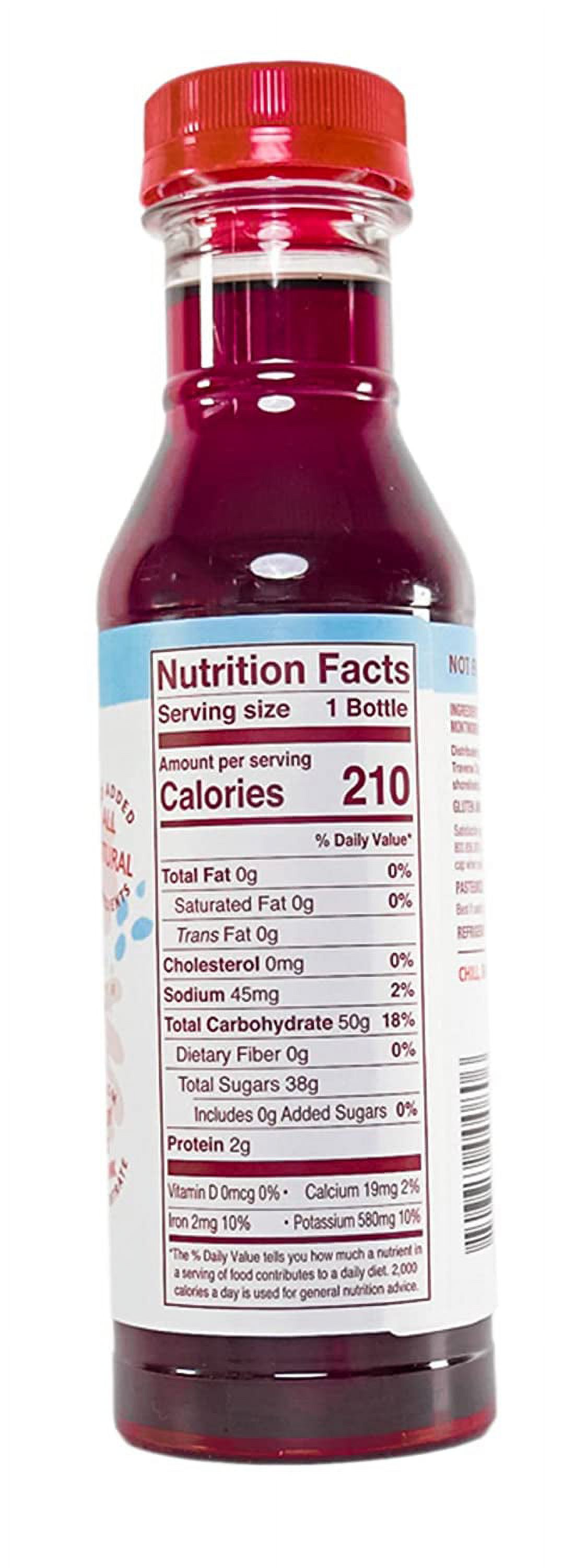 (2 pack) Cherry Bay Orchards Montmorency Tart Cherry Juice - 12 oz Ready to Drink Bottle - 100% Domestic, All Natural Ingredients, No Added Sugar, Gluten-Free, and GMO Free -100% Vegetarian and Vegan