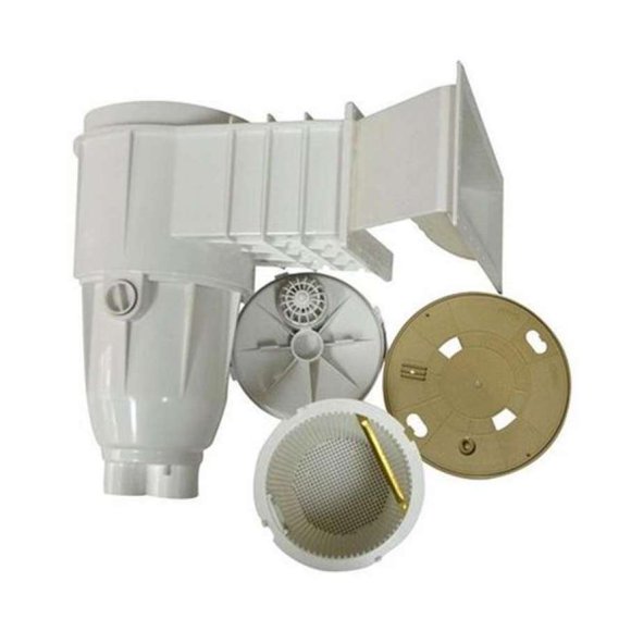 Waterco COMMERCIAL SUPASKIMMER BOTTOM PORT (GLASS REINFORCED LID), pool skimmer for concrete pool