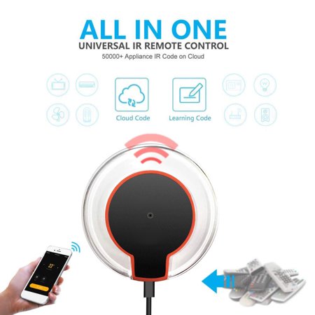 Smart Remote,With Ifttt Voice Air Conditioner Tv App Compatible With Conditioner Tv Dvd Remote Ir Hub Infrared Universal Remote Enabled Infrared Universal Wifi-ir Remote Ir Dvd App