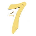 thumbnail image 2 of Hy-Ko 4 In. Polished Brass House Number Seven BR-40/7, 2 of 4
