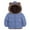 Blue, variant on Aideaone Baby Toddler Winter Fleece Coat Boys Girls Cute Bear Ear Hooded Jackets with Pockets 6M-5T