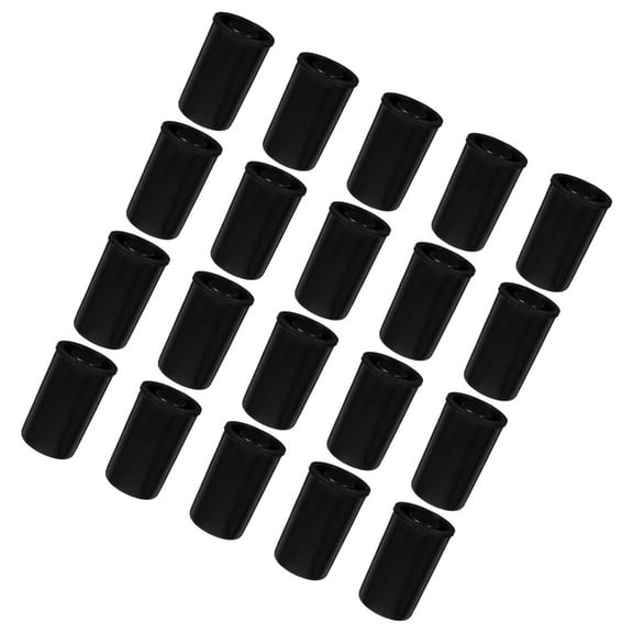 BESTOYARD Bead Storage Containers Film Canisters Black ABS 20Pcs