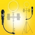 thumbnail image 2 of CIMAXIC Creative C-type Clip Microphone Rack Universal Hose Storage Shelf (Black),16.93"X3.15"X1.97", 2 of 5