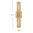 thumbnail image 3 of 57062HB Hinkley Lighting Monte - 10W 2 LED Large Bath Vanity-20 Inch Tall and 5 Inch Wide-Heritage Brass Finish, 3 of 9