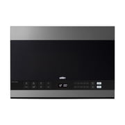24" Wide Over-the-Range Microwave, Stainless Steel/Black