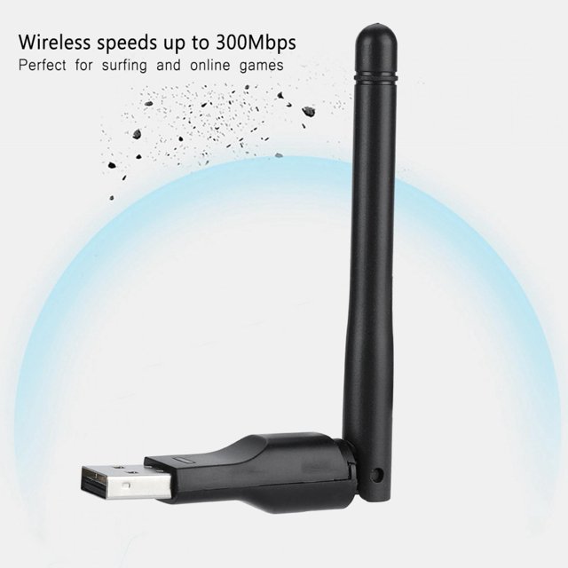 Adaptador Wifi ANGGREK USB con Interfaz USB 20/11 Alta Velocidad 1--14 Canales para Sistema Operativo