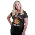 thumbnail image 7 of Funny Grumpy Garfield Cartoon Mood Women's Maternity T Shirt Tee Brisco Brands X, 7 of 7