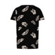 thumbnail image 5 of Fiudx Liquidación de Ahorros de Verano Top Estampado con Cuello Redondo y Manga Corta Informal para Mujer a La Moda, 5 of 5