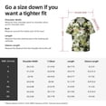 thumbnail image 6 of Uemuo Hawaii Palms Pattern Cotton Linen Short Sleeve Shirts,Casual Lightweight Button Down Shirts,Vacation Beach Summer Tops-X-Large, 6 of 7