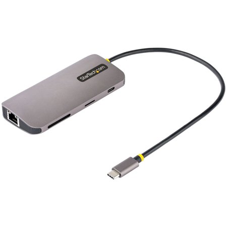 UPC: 0065030895552 | StarTech.com USB C Multiport Adapter 4K 60Hz HDMI Video  3 Pt 5Gbps USB-A Hub  100W USB Power Delivery Pass-Through/GbE/SD/MicroSD  12 /30cm Cable  Travel Laptop Docking Station  Space Gray