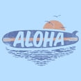 thumbnail image 2 of Men's Lost Gods Aloha Surfboard  Graphic T-Shirt, 2 of 4