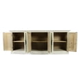 thumbnail image 4 of Manhattan Beach Benedict  91" Solid Wood Beach Holmes Sideboard in Antique White, 4 of 4