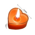 thumbnail image 3 of Efavormart 12 Pack Red Heart Shaped Tea Light Candles  Birthday, Proposal, Wedding, Party, Engagement, and Table Decor, 3 of 10