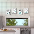 thumbnail image 6 of Turquoise Kitchen Canvas Wall Art, 4 Pieces Funny Kitchen Rules Songs for Kitchen Wall Decor, Canvas Poster Print Set 8X10 Framed Artwork for Dining Room, Coffee Bar, Bakery Decor, 6 of 6
