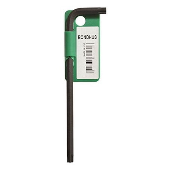 Bondhus 32425 Tag&Barcd TR25 Tamper-Resist Tip Star Key L-Wrench,ProGrd Fin,3.8"