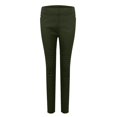 thumbnail image 4 of Qcmgmg Womens Skinny Moto Jegging Jeans Denim Slim Fit Mid Rise Stretch Pencil Pants Casual Fashion Comfy Pull-On Ankle Pants Dark Green XL, 4 of 4