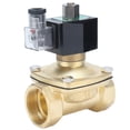 thumbnail image 1 of Válvula solenoide de latón Válvula solenoide eléctrica normalmente abierta para equipos de automatización de ingeniería mecánica, 1 of 8