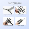 thumbnail image 2 of Floveme 5pcs 14cm Cable Organizador Cinturones Auricular USB Gestión Cable Winder, 2 of 7