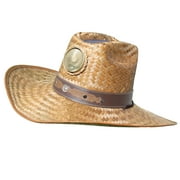 Kool Breeze Solar Cooling Straw Hat - Cowboy w. Band (XL)