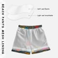 thumbnail image 5 of Kids' Beach Pants Comfortable Swim Trunks Cute Snails and Mushrooms Shorts for Pool Vacation and Lounge Wear Small, 5 of 8