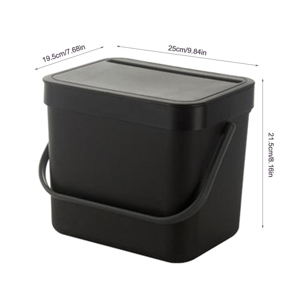 Atralife trash can Wall Mounted Trash Can Household Plastic Portable