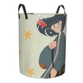 thumbnail image 2 of ZICANCN Girl Stars Artwork Laundry Basket Organizer , Dirty Clothes Hamper for Bathroom Kids Girls Boys Laundry Hamper Small, 2 of 8