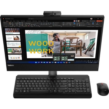 Lenovo ThinkCentre M70a Gen 3, 21.5\" Full HD, Intel Core i5-12400, Intel UHD Graphics 730, 8GB RAM, 256GB SSD, Black, Windows 11 Pro, 11VL0048US