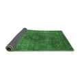 thumbnail image 2 of Ahgly Company Indoor Round Oriental Emerald Green Industrial Area Rugs, 5' Round, 2 of 4