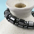 thumbnail image 4 of 10pcs Valentine Day Gifts for Husband Stretchy Hematite Bracelet Black Inner Diameter: 2-1/8 inch(5.3cm), 4 of 4