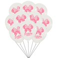 thumbnail image 3 of Globos de látex de Mickey Mouse de 12 pulgadas, suministros para fiestas, globos de Minnie rosa para decoración de bodas, fiestas de cumpleaños, 10 o 30 unidades, 3 of 5