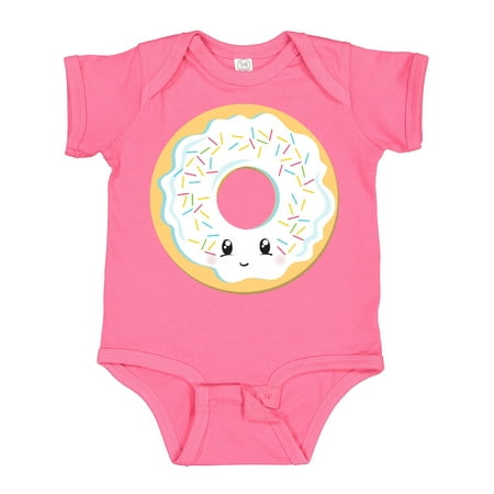 

Inktastic White Donut Gift Baby Boy or Baby Girl Bodysuit