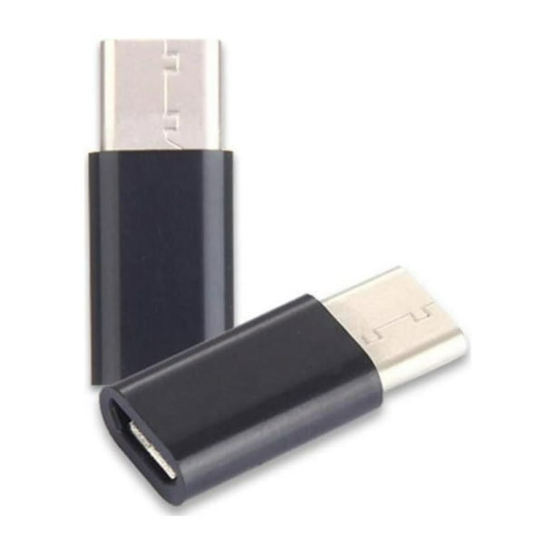 Adaptador compatible con Galaxy Data 2Pack Tipo C Micro USB-C 9 Note Carga USB para cargador de teléfono