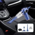 thumbnail image 1 of Handheld Vacuum Cleaner Home Multipurpose Mini Hand Held Rechargeable Duster Double Blue, 1 of 8