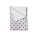 thumbnail image 2 of Artwork Soft Flannel Fleece Throw Blanket, Delicate Roses and Square Motifs and Stripes Blossoming Vintage Feminine, Cozy Plush for Indoor and Outdoor Use, 50" x 70", Multicolor, by Ambesonne, 2 of 5