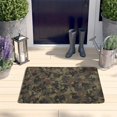 thumbnail image 2 of Brown Green Camo Classic Pattern Flannel Non Slip Door Rugs,Washable Door Mats Indoor,Decorative Door Mats,Dirt-Resistant and Absorbent Doormat for Entrance,Bedroom,Kitchen,Bathroom,23.5x16in(60x40cm), 2 of 5