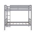thumbnail image 5 of Dorel Living Clearwater Wood Triple Twin Bunk Bed in Gray, 5 of 9